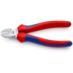 Knipex Seitenschneider mit Mehrkomponenten-Hüllen verchromt 160 mm Nr. 70 05 160