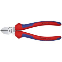 Knipex Seitenschneider mit Mehrkomponenten-Hüllen verchromt 160 mm Nr. 70 05 160