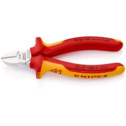 Knipex Seitenschneider isoliert mit Mehrkomponenten-Hüllen, VDE-geprüft verchromt 140 mm Nr. 70 06 140