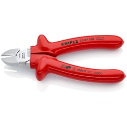 Knipex Seitenschneider tauchisoliert, VDE-geprüft verchromt 160 mm Nr. 70 07 160