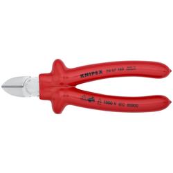 Knipex Seitenschneider tauchisoliert, VDE-geprüft verchromt 180 mm Nr. 70 07 180