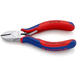 Knipex Seitenschneider mit Mehrkomponenten-Hüllen verchromt 110 mm Nr. 70 15 110