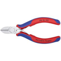 Knipex Seitenschneider mit Mehrkomponenten-Hüllen verchromt 110 mm Nr. 70 15 110