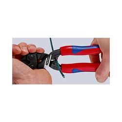 Knipex CoBolt® Kompakt-Bolzenschneider mit schlanken Mehrkomponenten-Hüllen schwarz atramentiert 200 mm (SB-Karte/Blister) Nr. 71 02 200 SB