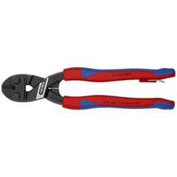 Knipex CoBolt® Kompakt-Bolzenschneider mit schlanken Mehrkomponenten-Hüllen, mit integrierter Befestigungsöse zum Anbringen einer Absturzsicherung schwarz atramentiert 200 mm Nr. 71 02 200 T