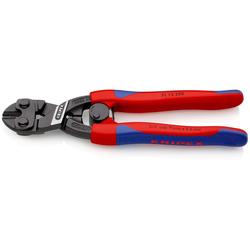 Knipex CoBolt® Kompakt-Bolzenschneider mit schlanken Mehrkomponenten-Hüllen schwarz atramentiert 200 mm (SB-Karte/Blister) Nr. 71 12 200 SB