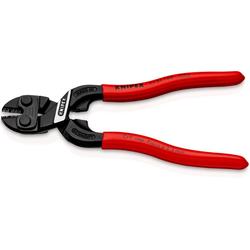 Knipex CoBolt® S Kompakt-Bolzenschneider mit Schneidaussparung mit Kunststoff überzogen schwarz atramentiert 160 mm Nr. 71 31 160
