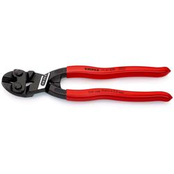 Knipex CoBolt® Kompakt-Bolzenschneider mit Kunststoff überzogen schwarz atramentiert 200 mm (SB-Karte/Blister) Nr. 71 41 200 SB