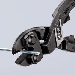 Knipex CoBolt® Kompakt-Bolzenschneider mit Kunststoff überzogen schwarz atramentiert 200 mm (SB-Karte/Blister) Nr. 71 41 200 SB