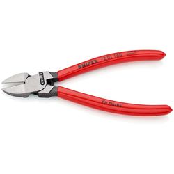 Knipex Seitenschneider für Kunststoff mit Kunststoff überzogen 160 mm (SB-Karte/Blister) Nr. 72 01 160 SB