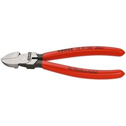 Knipex Seitenschneider für Lichtwellenleiter (Glasfaserkabel) mit Kunststoff überzogen 160 mm Nr. 72 51 160