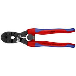 Knipex Kraft-Bündigschneider für Weichmetall und Kunststoff mit schlanken Mehrkomponenten-Hüllen schwarz atramentiert 200 mm Nr. 72 62 200