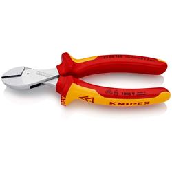 Knipex X-Cut® Kompakt-Seitenschneider hochübersetzt isoliert mit Mehrkomponenten-Hüllen, VDE-geprüft verchromt 160 mm Nr. 73 06 160