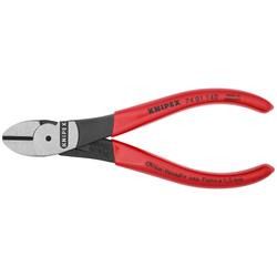 Knipex Kraft-Seitenschneider mit Kunststoff überzogen schwarz atramentiert 140 mm (SB-Karte/Blister) Nr. 74 01 140 SB