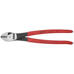 Knipex Kraft-Seitenschneider mit Kunststoff überzogen schwarz atramentiert 250 mm (SB-Karte/Blister) Nr. 74 01 250 SB