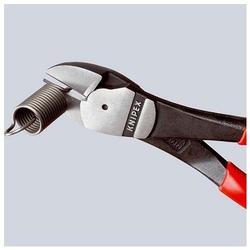 Knipex Kraft-Seitenschneider mit Mehrkomponenten-Hüllen verchromt 180 mm (SB-Karte/Blister) Nr. 74 05 180 SB