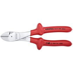 Knipex Kraft-Seitenschneider tauchisoliert, VDE-geprüft verchromt 200 mm Nr. 74 07 200