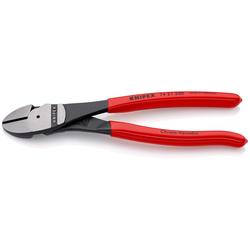 Knipex Kraft-Seitenschneider mit Kunststoff überzogen schwarz atramentiert 200 mm Nr. 74 21 200