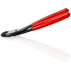 Knipex Kraft-Seitenschneider mit Kunststoff überzogen schwarz atramentiert 200 mm Nr. 74 21 200