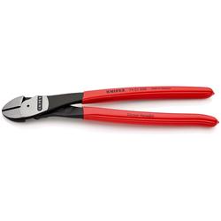 Knipex Kraft-Seitenschneider mit Kunststoff überzogen schwarz atramentiert 250 mm Nr. 74 21 250