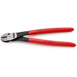 Knipex Kraft-Seitenschneider mit Kunststoff überzogen schwarz atramentiert 250 mm Nr. 74 21 250