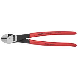 Knipex Kraft-Seitenschneider mit Kunststoff überzogen schwarz atramentiert 250 mm Nr. 74 21 250