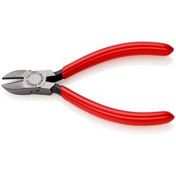 Knipex Seitenschneider für Elektromechaniker mit Kunststoff überzogen schwarz atramentiert 125 mm Nr. 76 01 125