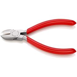Knipex Seitenschneider für Elektromechaniker mit Kunststoff überzogen verchromt 125 mm Nr. 76 03 125