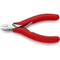 Knipex Elektronik-Seitenschneider mit Kunststoff überzogen 115 mm (SB-Karte/Blister) Nr. 77 01 115 SB