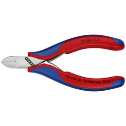 Knipex Elektronik-Seitenschneider mit Mehrkomponenten-Hüllen 115 mm (SB-Karte/Blister) Nr. 77 02 115 SB