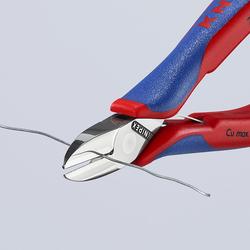 Knipex Elektronik-Seitenschneider mit Mehrkomponenten-Hüllen 130 mm Nr. 77 02 130