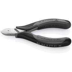 Knipex Elektronik-Seitenschneider ESD mit Mehrkomponenten-Hüllen 115 mm (SB-Karte/Blister) Nr. 77 12 115 ESDSB
