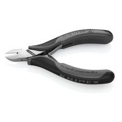 Knipex Elektronik-Seitenschneider ESD mit Mehrkomponenten-Hüllen 115 mm (SB-Karte/Blister) Nr. 77 12 115 ESDSB