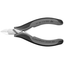 Knipex Elektronik-Seitenschneider ESD mit Mehrkomponenten-Hüllen 115 mm Nr. 77 32 115 ESD