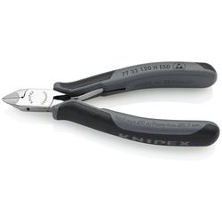 Knipex Elektronik-Seitenschneider mit eingesetzter Hartmetallschneide ESD mit Mehrkomponenten-Hüllen 120 mm Nr. 77 32 120 H ESD