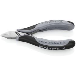 Knipex Elektronik-Seitenschneider ESD mit Mehrkomponenten-Hüllen 115 mm Nr. 77 52 115 ESD