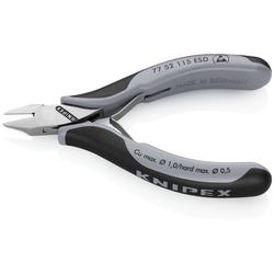 Knipex Elektronik-Seitenschneider ESD mit Mehrkomponenten-Hüllen 115 mm Nr. 77 52 115 ESD