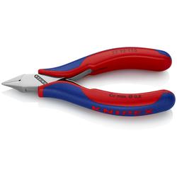 Knipex Elektronik-Seitenschneider mit Mehrkomponenten-Hüllen 115 mm (SB-Karte/Blister) Nr. 77 72 115 SB