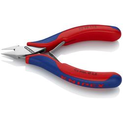 Knipex Elektronik-Seitenschneider mit Mehrkomponenten-Hüllen 115 mm (SB-Karte/Blister) Nr. 77 72 115 SB