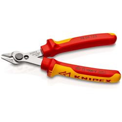 Knipex Electronic Super Knips® VDE isoliert mit Mehrkomponenten-Hüllen, VDE-geprüft 125 mm Nr. 78 06 125