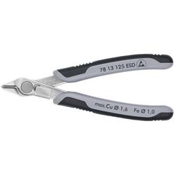 Knipex Electronic Super Knips® ESD mit Mehrkomponenten-Hüllen 125 mm Nr. 78 13 125 ESD