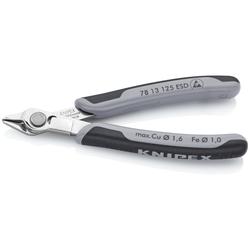 Knipex Electronic Super Knips® ESD mit Mehrkomponenten-Hüllen 125 mm Nr. 78 13 125 ESD