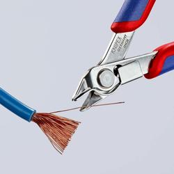 Knipex Electronic Super Knips® mit Mehrkomponenten-Hüllen 125 mm Nr. 78 13 125