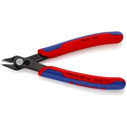 Knipex Electronic Super Knips® mit Mehrkomponenten-Hüllen brüniert 125 mm (SB-Karte/Blister) Nr. 78 61 125 SB