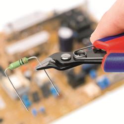 Knipex Electronic Super Knips® mit Mehrkomponenten-Hüllen brüniert 125 mm (SB-Karte/Blister) Nr. 78 61 125 SB