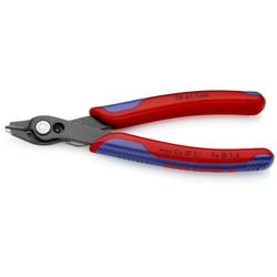 Knipex Electronic Super Knips® XL mit Mehrkomponenten-Hüllen brüniert 140 mm (SB-Karte/Blister) Nr. 78 61 140 SB