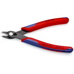 Knipex Electronic Super Knips® XL mit Mehrkomponenten-Hüllen brüniert 140 mm (SB-Karte/Blister) Nr. 78 61 140 SB