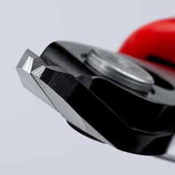 Knipex Electronic Super Knips® XL mit Mehrkomponenten-Hüllen brüniert 140 mm Nr. 78 61 140