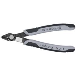 Knipex Electronic Super Knips® ESD mit Mehrkomponenten-Hüllen brüniert 125 mm Nr. 78 71 125 ESD