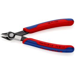 Knipex Electronic Super Knips® mit Mehrkomponenten-Hüllen brüniert 125 mm (SB-Karte/Blister) Nr. 78 71 125 SB